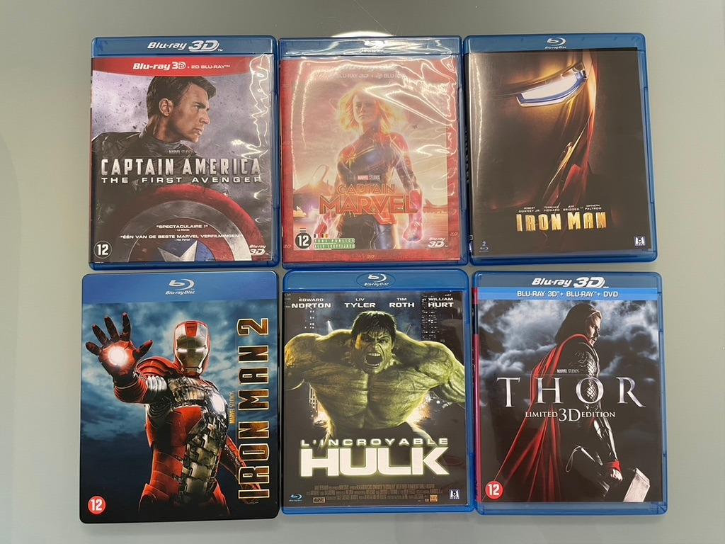 Collection MARVEL en BLURAY, 3D, 4K, Enlèvement ou Envoi