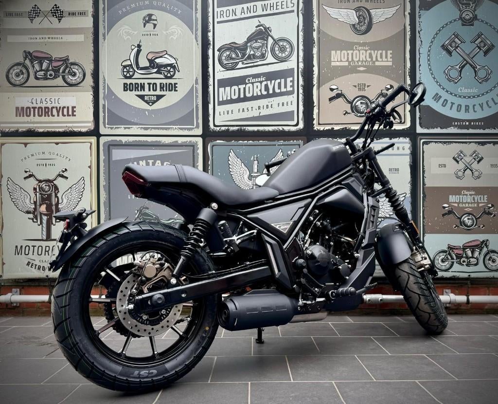 ZONTES 125 C — 2026, STIJL EN TECHNO, Motoren, LED Verlichting, Chopper, Zontes, Particulier