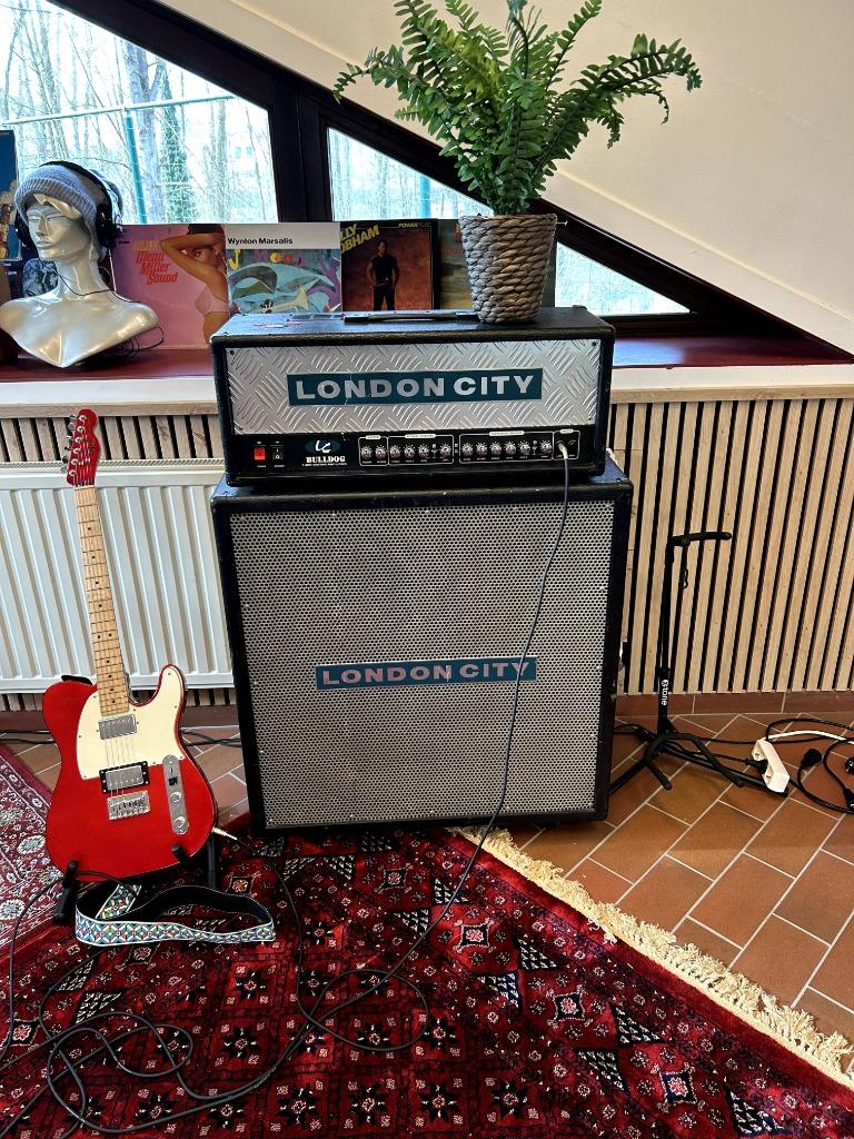 London City Bulldog LC head + LCG 4x12C cabinet, Ophalen, Versterker