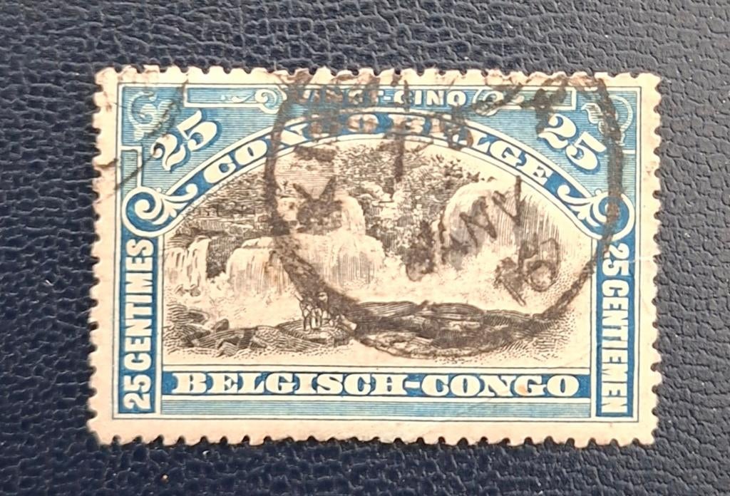 Timbre OBP 67 du Congo belge estampillé, Timbres & Monnaies, Timbres | Afrique, Affranchi, Enlèvement ou Envoi