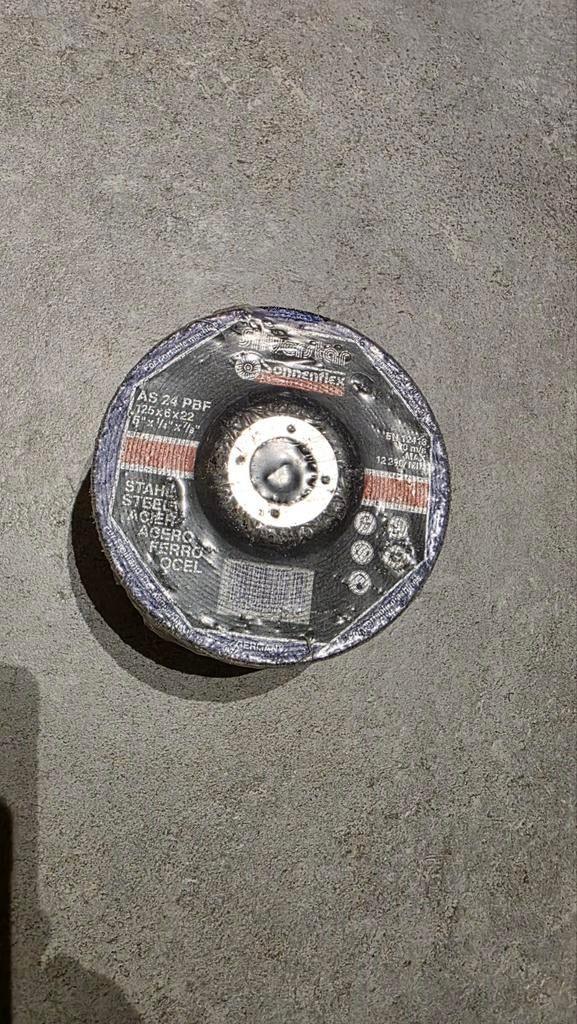 meule 125x6 pour outil de meulage, Envoi, Neuf, Meuleuse d'angle