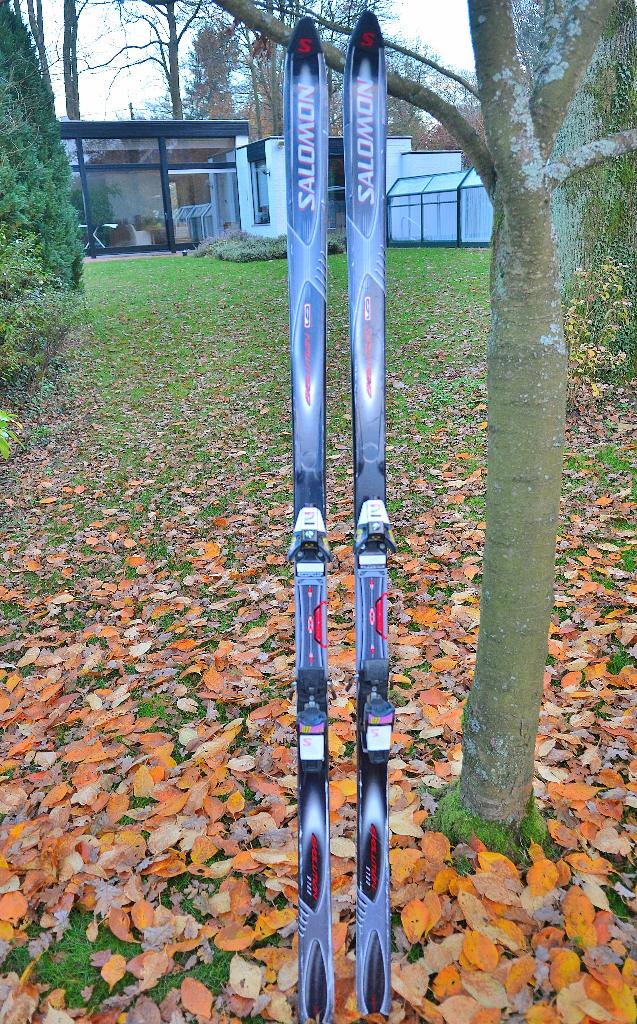 Salomon Evolution 9 / 9100 monocoque systeem + 877 bindingen, Ophalen, Salomon, Carve, 180 cm of meer