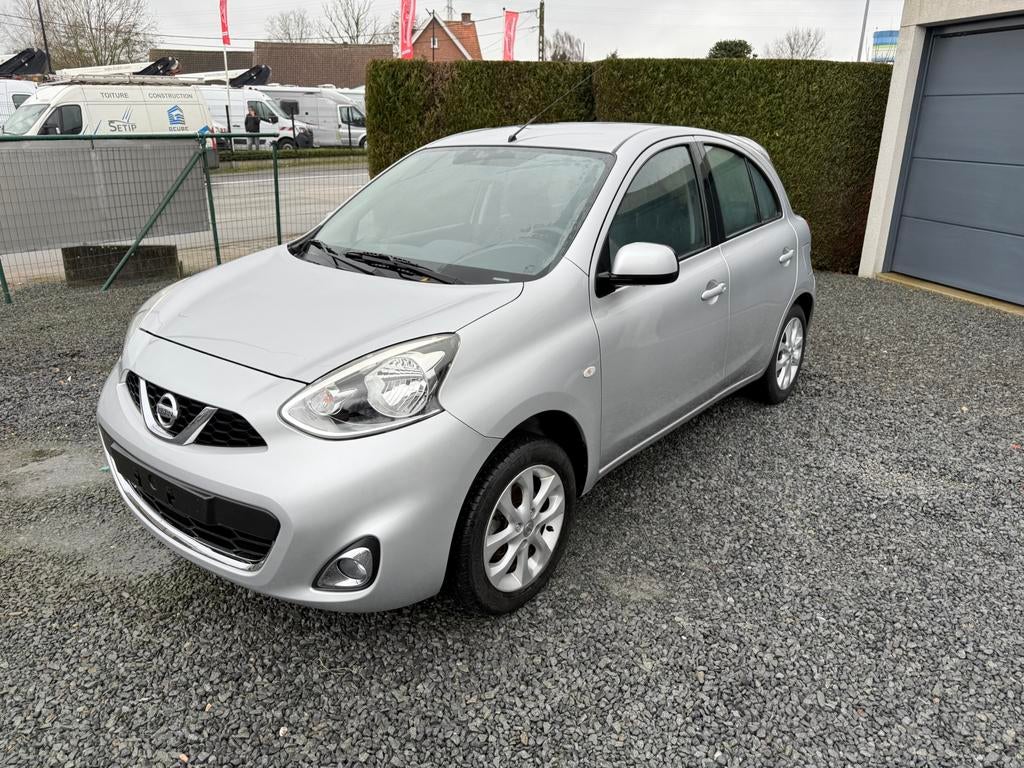 Nissan micra - Benzine - zeer goede staat, Euro 5, Stof, Zwart, 1198 cc
