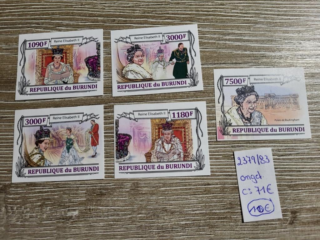 Burundi ongetand, Ophalen of Verzenden, Postfris, Postfris