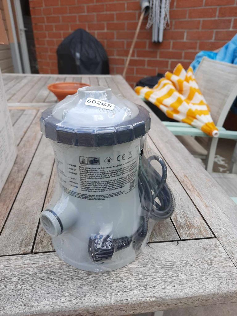 Pompe piscine INTEX 602g (filtre H), Ophalen, Nieuw, Zwembadpomp