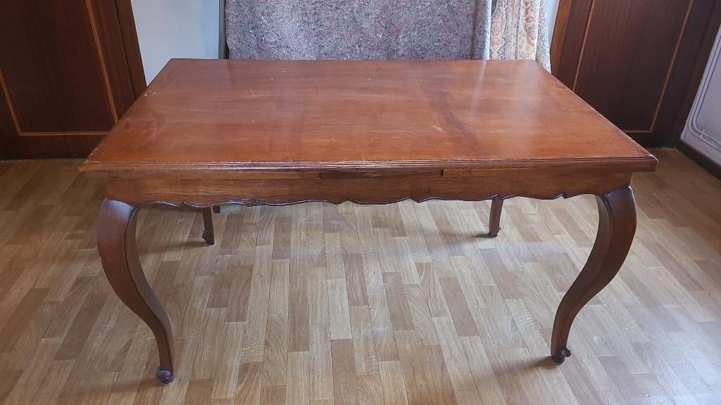 table salle à manger avec rallonge, Ophalen, Gebruikt, Eikenhout, 200 cm of meer