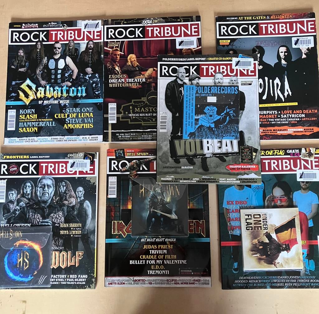 Rock Tribune - 7 exemplaren, Enlèvement ou Envoi, Utilisé, Musique, Cinéma ou TV