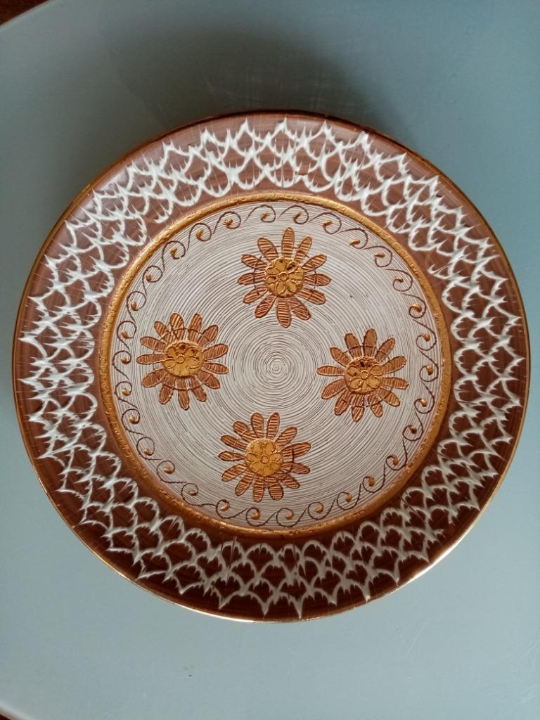 Fratelli Fanciullaci 50/60s 31cm Italiaanse keramische plaat, Ophalen of Verzenden