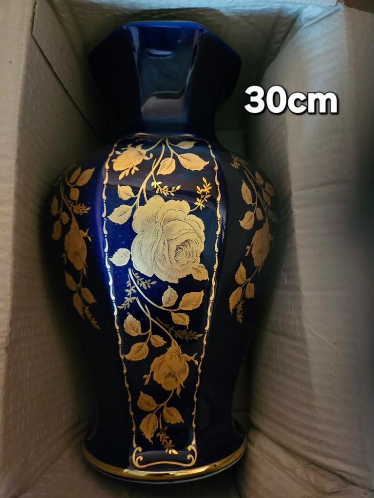 Set van wunsiedel bavaria vazen - echt kobalt, Antiek en Kunst, Ophalen