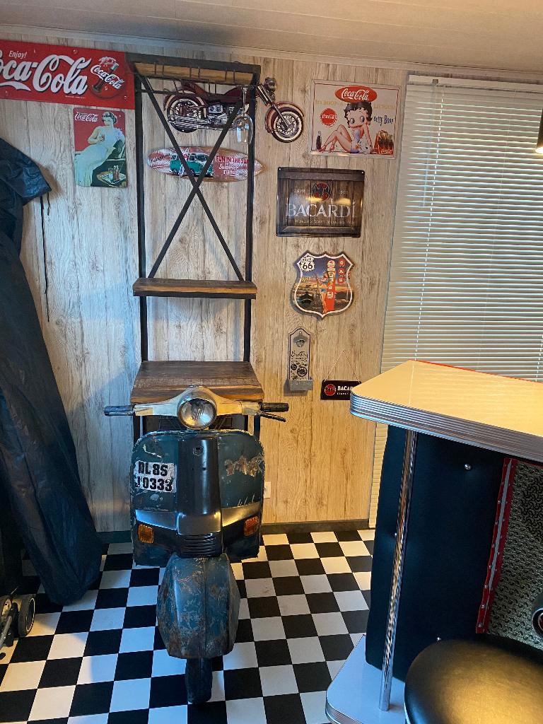 Brommer decoratief rek, Huis en Inrichting, Kasten | Stellingkasten, Zo goed als nieuw, Ophalen