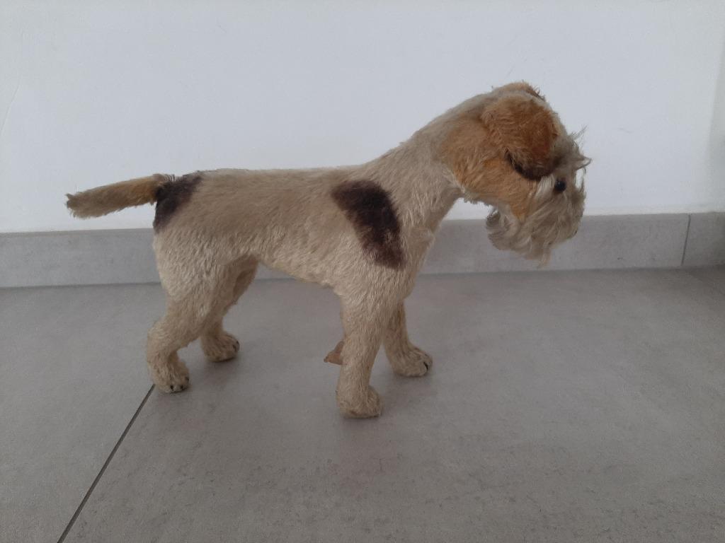 Steiff fox terrier, Verzamelen, Beren en Cherished Teddies, Ophalen of Verzenden, Steiff