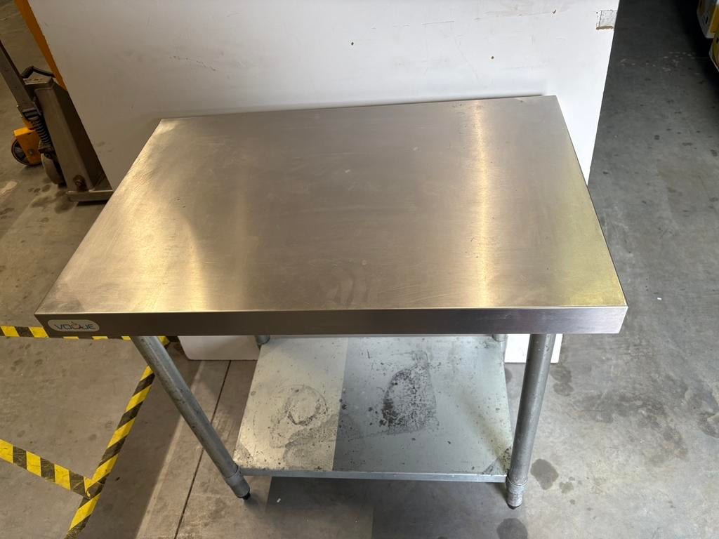 Inox tafels 4 st. (Omschrijving), Ophalen, Zo goed als nieuw