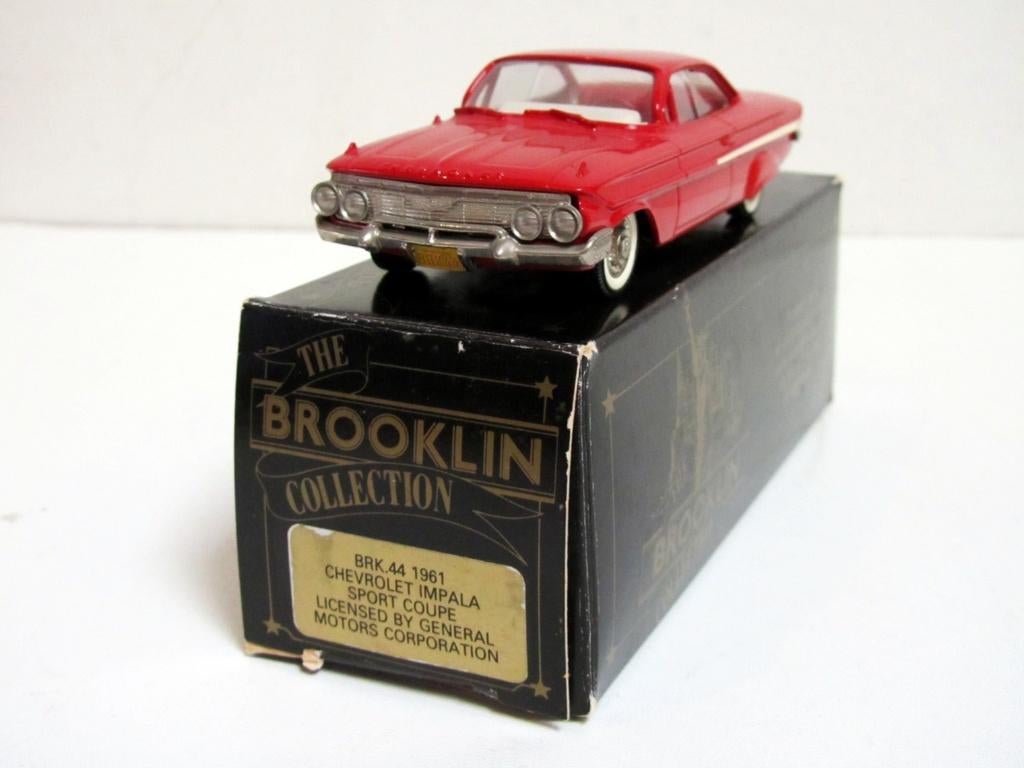 1961 Chevrolet Impala Sport Coupe Brooklin BRK.44 (1:43), Ophalen of Verzenden, Nieuw, Auto, Overige merken