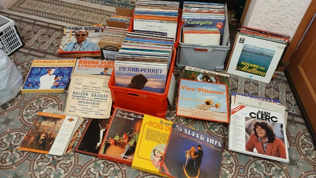 Gros lot de vinyles, CD & DVD, Enlèvement, Utilisé, Chanteur-compositeur