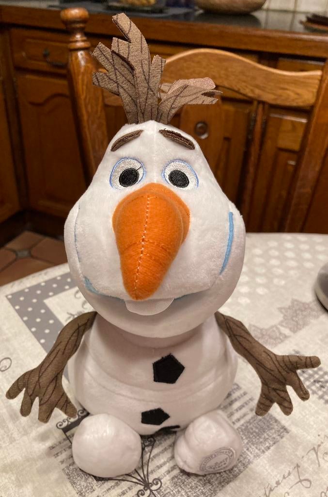 Disney Olaf knuffel 25 cm., Ophalen of Verzenden, Zo goed als nieuw, Overige typen