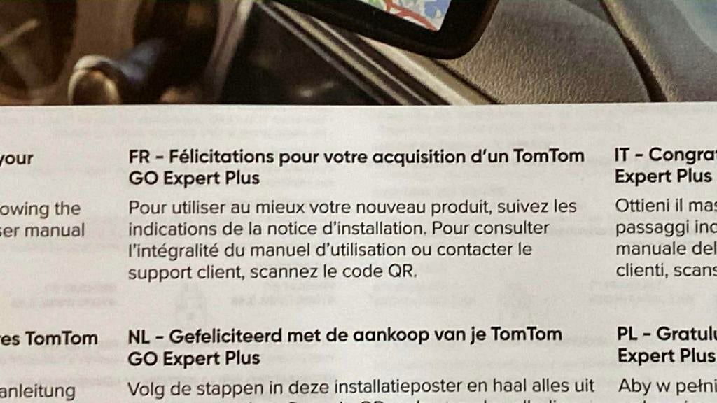 GPS Tom Tom camion, Autos : Pièces & Accessoires, Enlèvement, Neuf, Tableau de bord & Interrupteurs