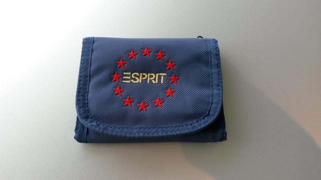 Blauwe portefeuille Esprit, Handtassen en Accessoires, Portemonnees, Ophalen of Verzenden, Gebruikt, Blauw, Esprit