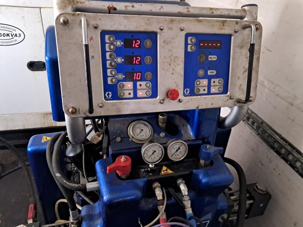 Spuit pur machine met alle toeberen en vracht vagen Man tgl, Doe-het-zelf en Bouw, Gereedschap | Overige machines, Gebruikt, Ophalen