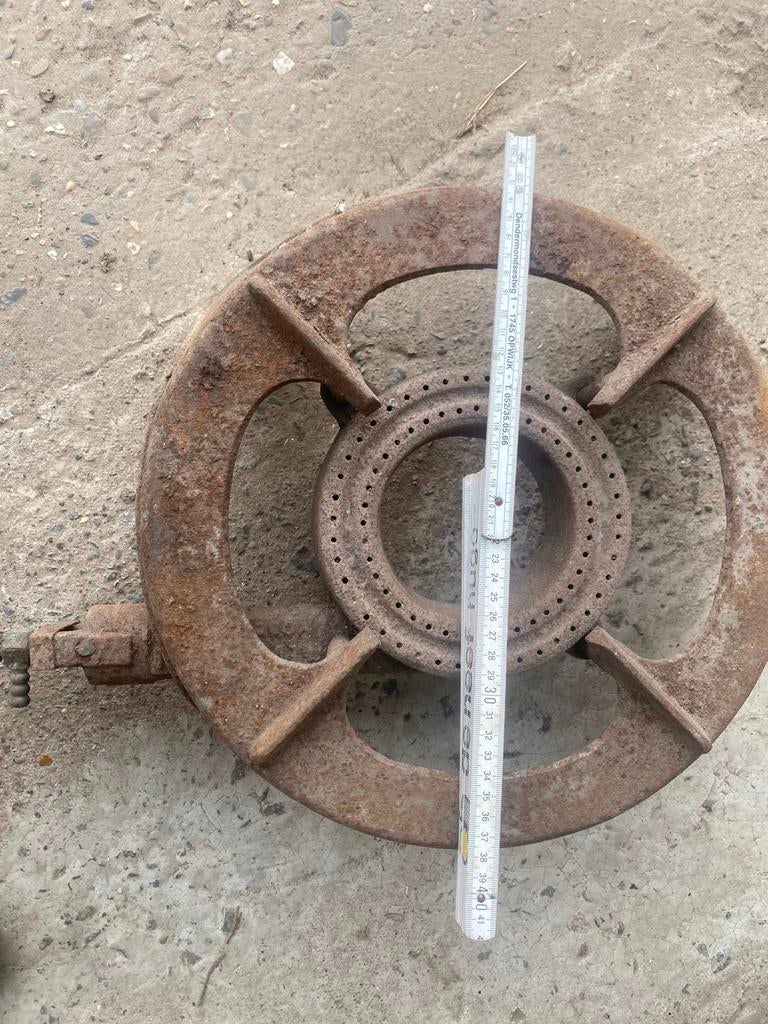 Groot gasvuur, Ophalen, Gebruikt