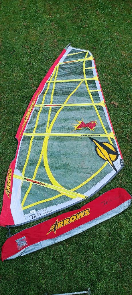 F2 Irokee 5.0 - Gun Sails Hammer 3.7 - Gun Sails Impact 5.3, Sports nautiques & Bateaux, Enlèvement, Utilisé, Voile, Moins de 5 m²