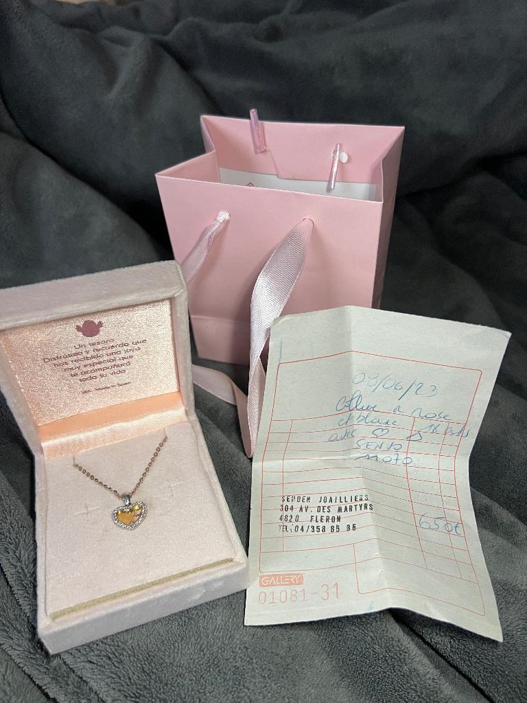 Bijoux, Bijoux, Sacs & Beauté, Bijoux anciens, Enlèvement, Or, Collier, Doré