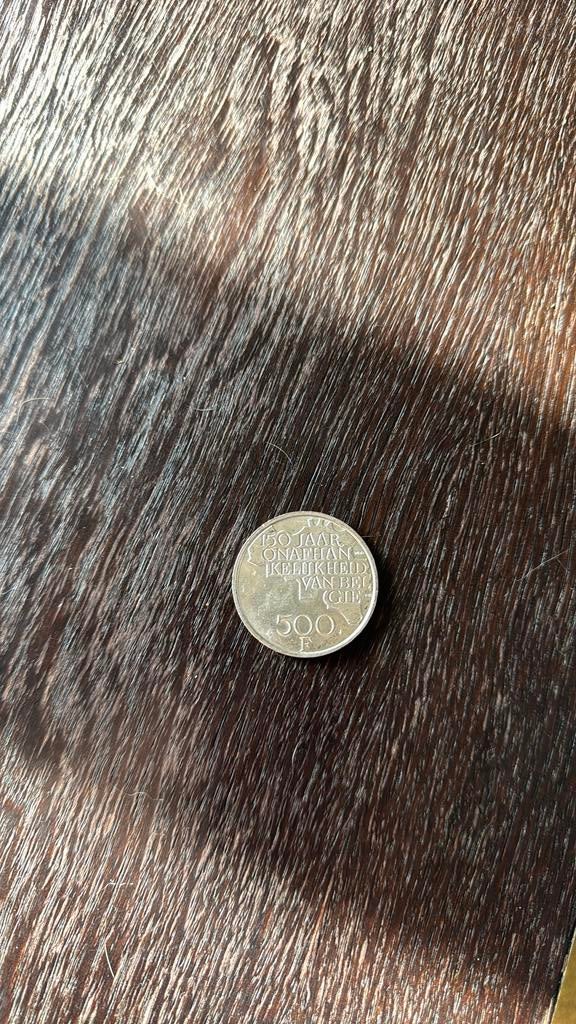 150 jaar onafhankelijkheid van België – 500 frank, Postzegels en Munten, Munten | België, Ophalen