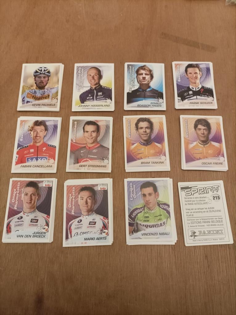 Panini Sprint 2010, 113 autocollants différents, Enlèvement ou Envoi, Comme neuf