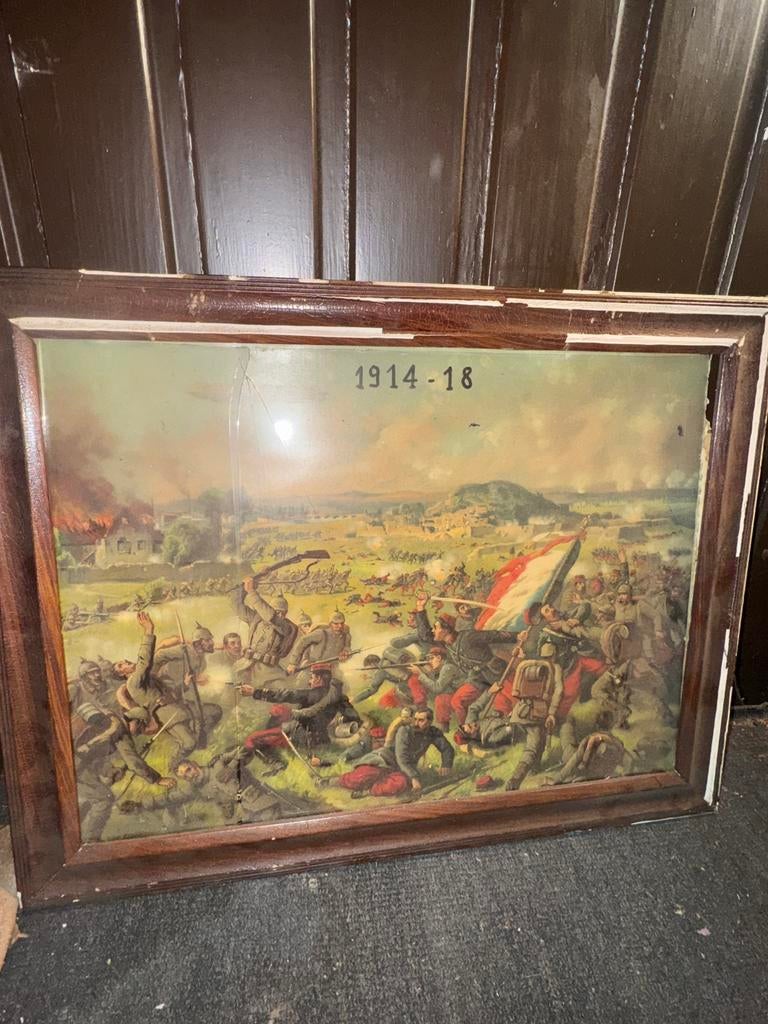 Tableau vintage, Antiquités & Art, Enlèvement ou Envoi