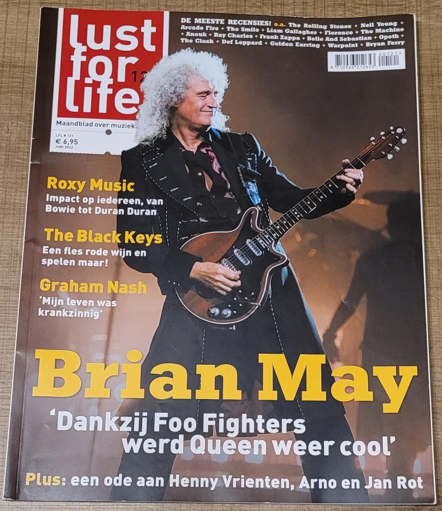Brian May: tijdschrift Lust for life (2022), Enlèvement ou Envoi, Utilisé, Livre, Revue ou Article