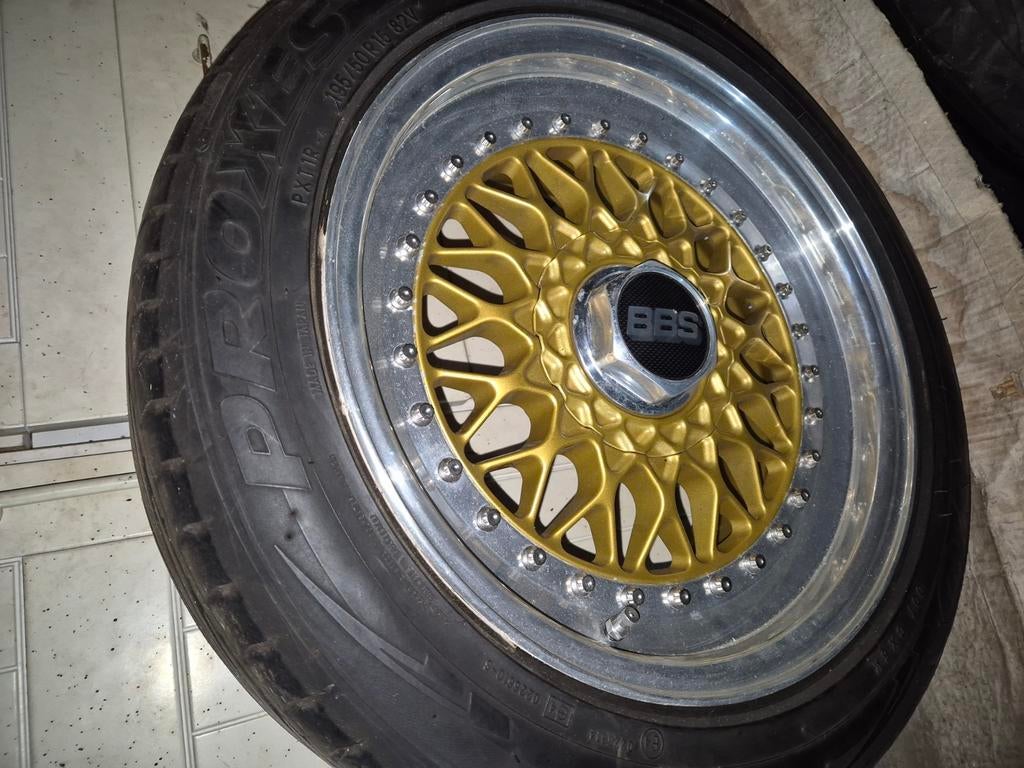 Bmw bbs rs 070 velgen 4 stuks 15inch, Enlèvement