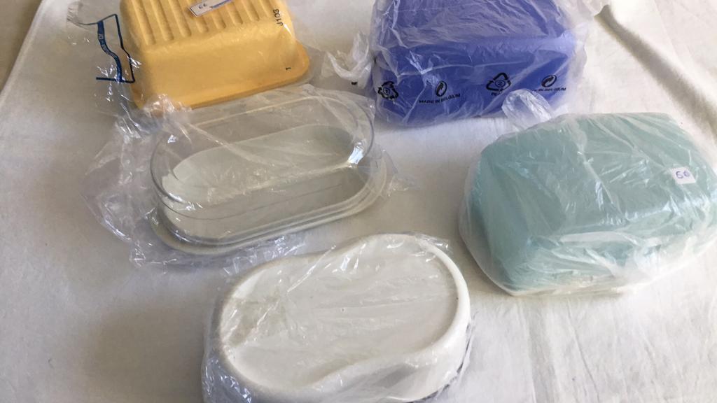 Tupperware boterpot, Ophalen of Verzenden, Geel