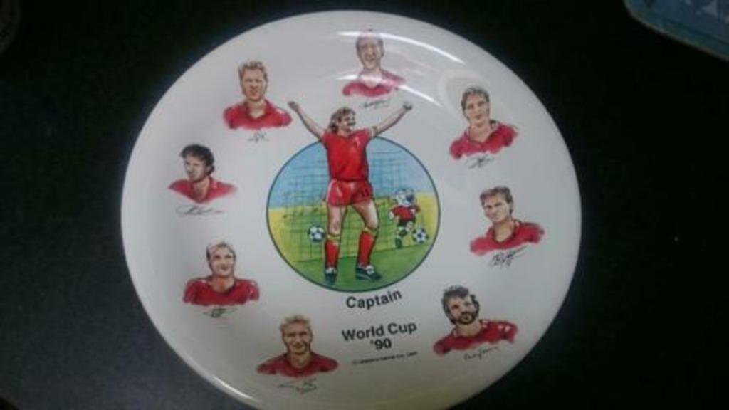 assiette: World Cup '90 - Rode Duivels Diables rouges, Ophalen of Verzenden, Zo goed als nieuw