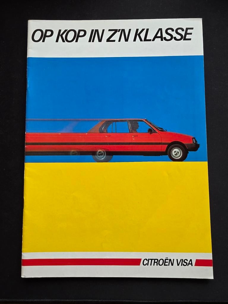 Brochure Citroën Visa 1985, Ophalen of Verzenden, Citroën