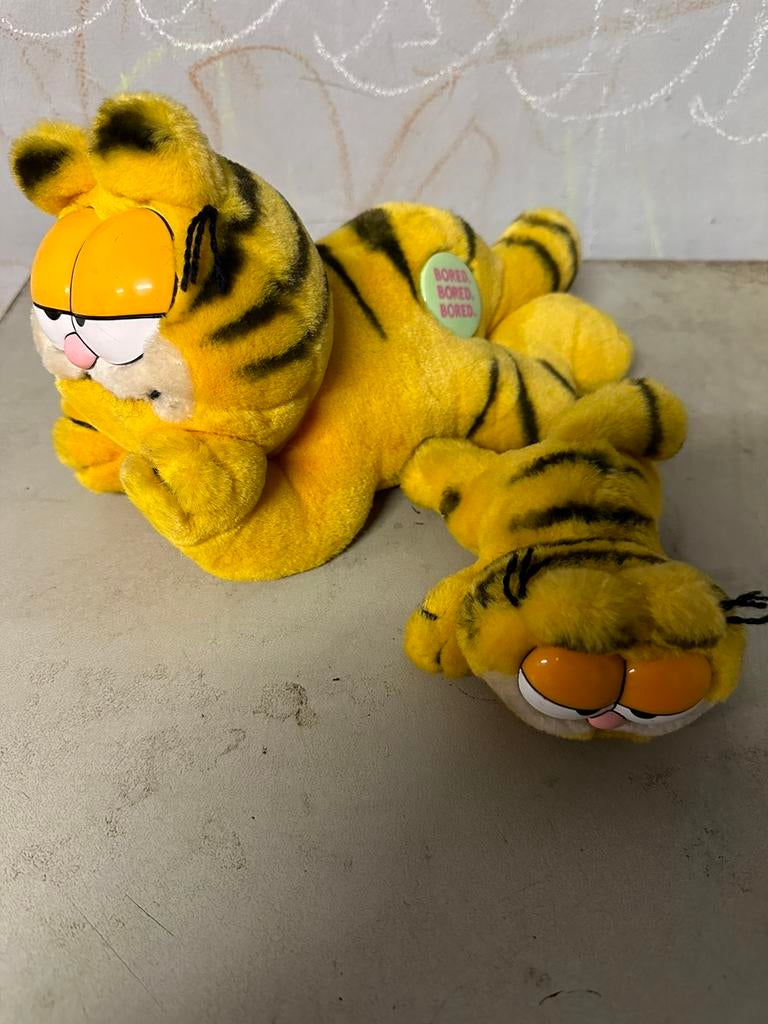 2 stuks Garfield, Kinderen en Baby's, Speelgoed | Knuffels en Pluche, Ophalen of Verzenden, Zo goed als nieuw