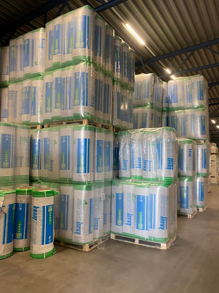 Glaswol aan laagste prijs, Doe-het-zelf en Bouw, Isolatie en Afdichting, Zo goed als nieuw, Glaswol, Ophalen