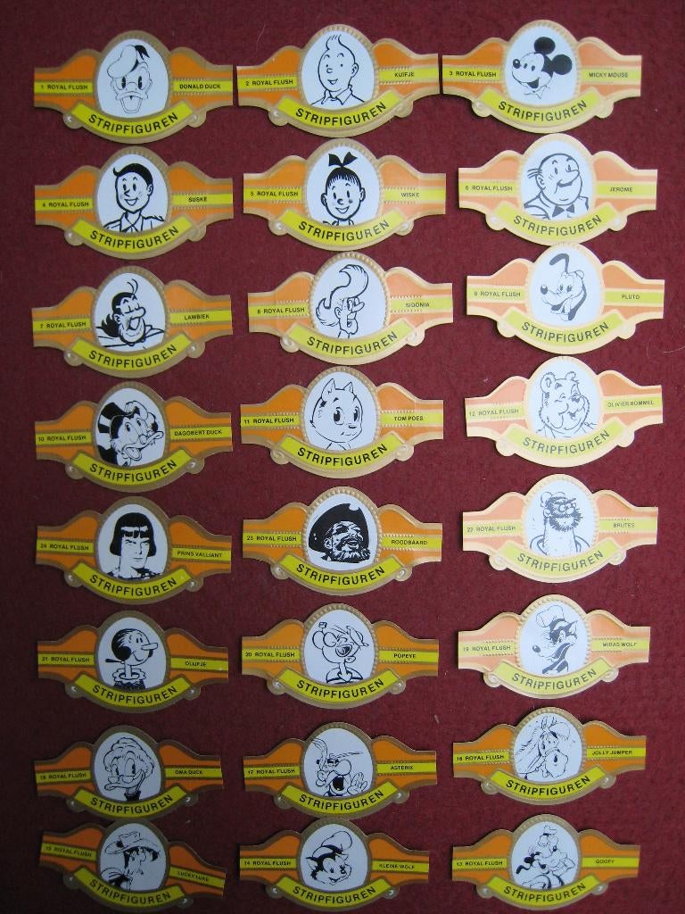 Strip Sigarenbandjes x 24 Royal Flush, Boeken, Stripverhalen, Eén stripboek, Verzenden, Nieuw