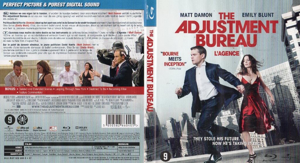 l’agence (the adjustment bureau) (blu-ray) neuf, Enlèvement ou Envoi, Comme neuf, Thrillers et Policier