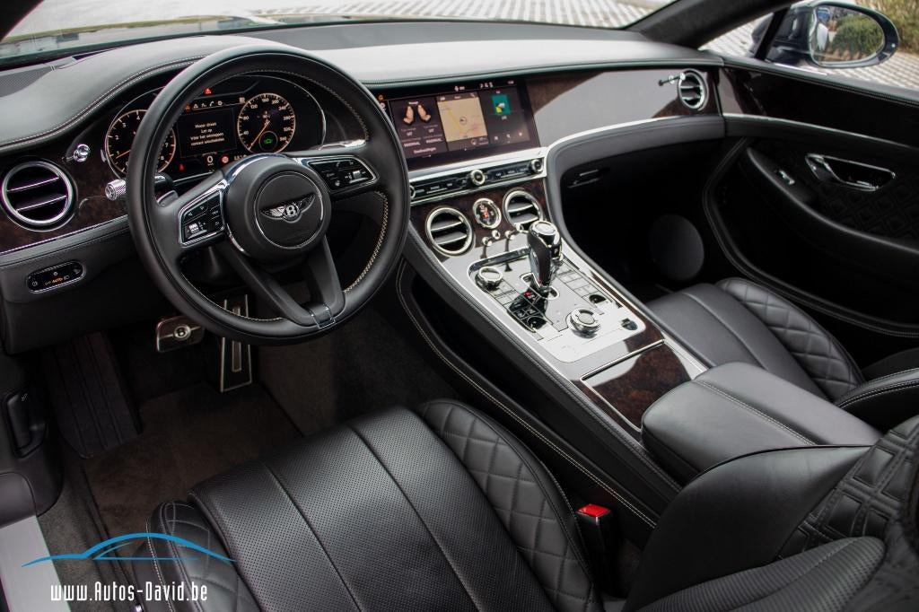 Bentley Continental GT V8 Coupé 4X4 4.0 Bi-Turbo 550 CV, Autos, Bentley, Cuir, Argent ou Gris, 3996 cm³, Euro 6