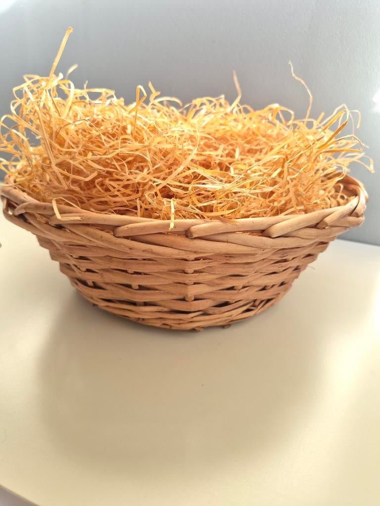 Panier en osier, Maison & Meubles, Enlèvement ou Envoi, Rond, Osier, Panier