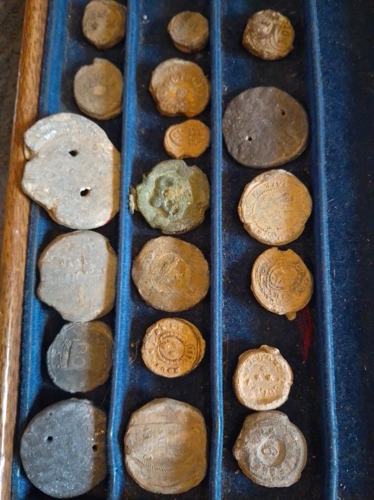 Lot de 19 plombs., Enlèvement