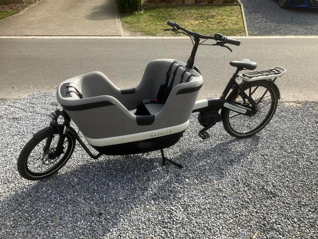 Gazelle Makki load, Fietsen en Brommers, Fietsen | Bakfietsen, Ophalen, 3 kinderen, Elektrisch, Zo goed als nieuw