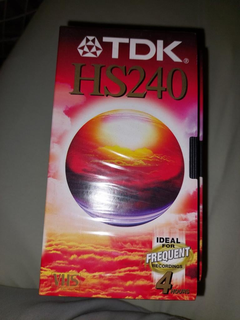 7x TDK HS240 VHS videobanden – nieuw / 4 uur, Alle leeftijden, Ophalen, Nieuw in verpakking, Filmhuis
