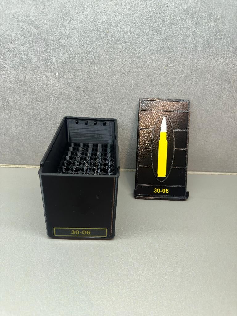 Boîte de rangement .30-06 - Fait main - Noir, Ophalen of Verzenden, Nieuw