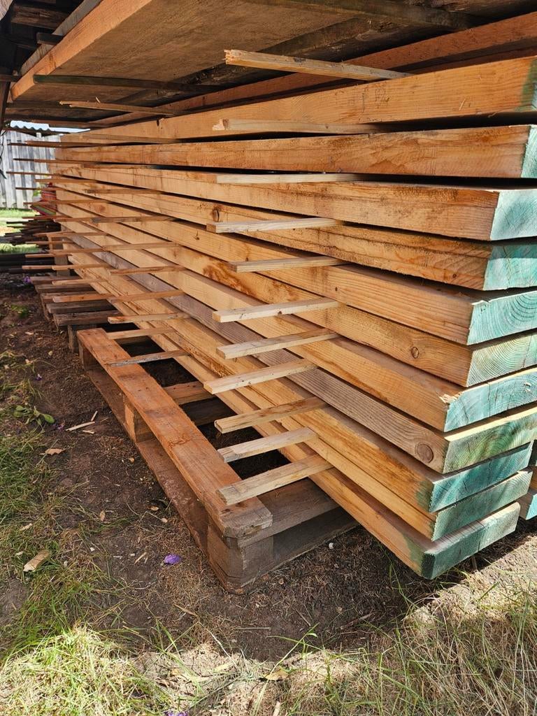 Planches de séchage mesurant 55 mm L = 2,5 m L = 28 cm en Ho, Bricolage & Construction, Bois & Planches, Enlèvement