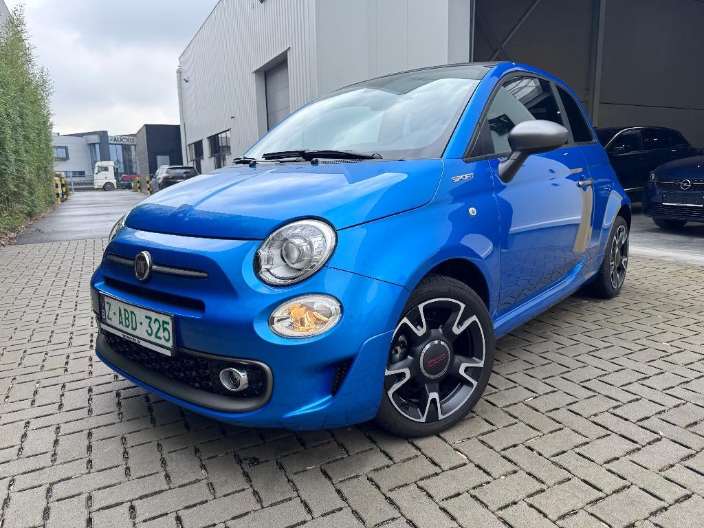 Fiat 500C, Auto's, Voorwielaandrijving, 4 zetels, Cabriolet, Blauw