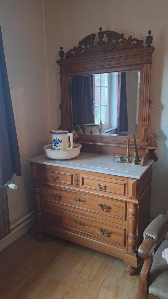 Slaapkamer - eik, Antiek en Kunst, Antiek | Meubels | Kasten, Ophalen