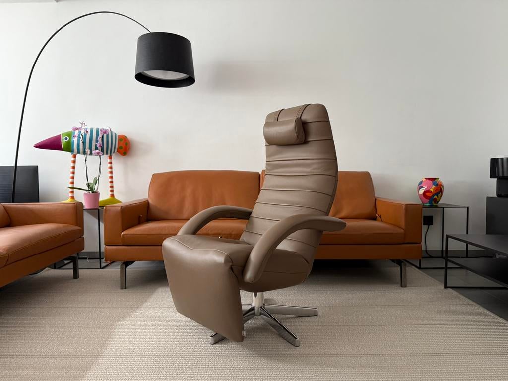 Jori Yoga Mono-Move Relax (Showroommodel), Ophalen of Verzenden, Nieuw, Leer, Durlet leolux natuzzi stressless himolla vitra