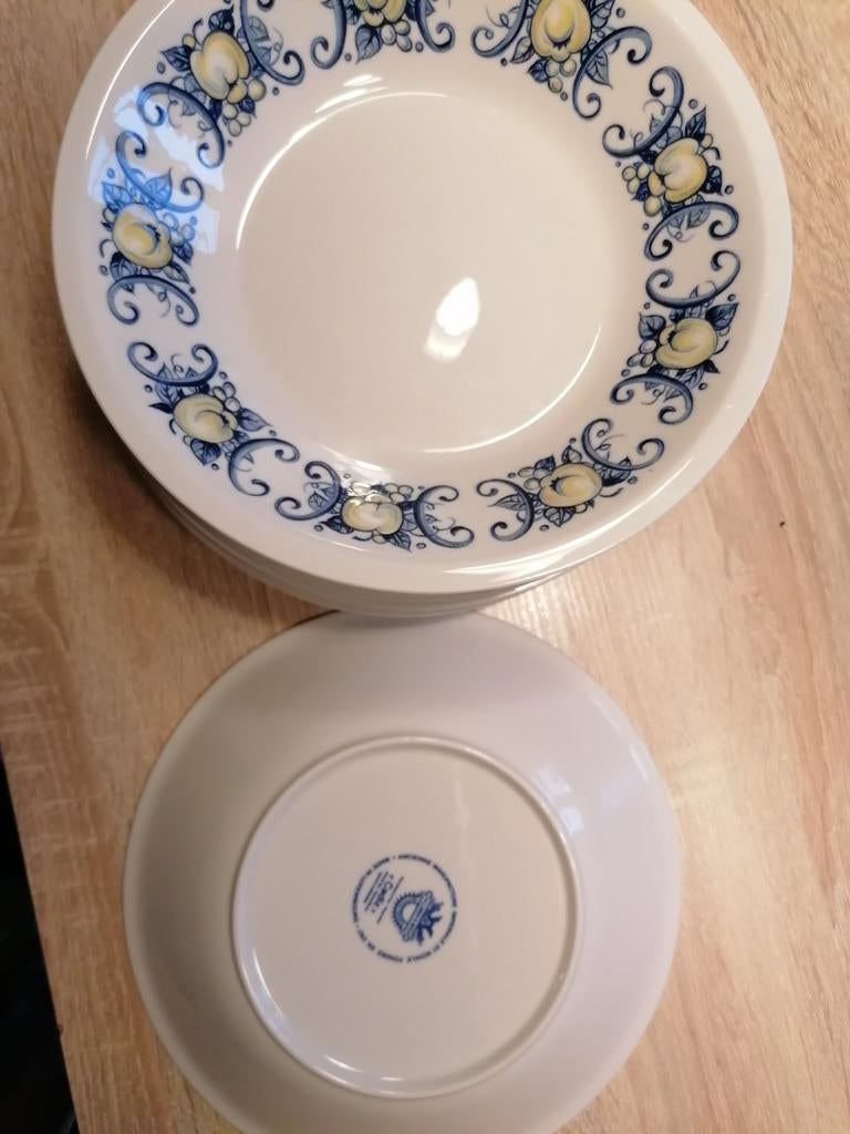 6 diepe borden Villeroy & Boch série Cadiz, Ophalen, Bord(en)
