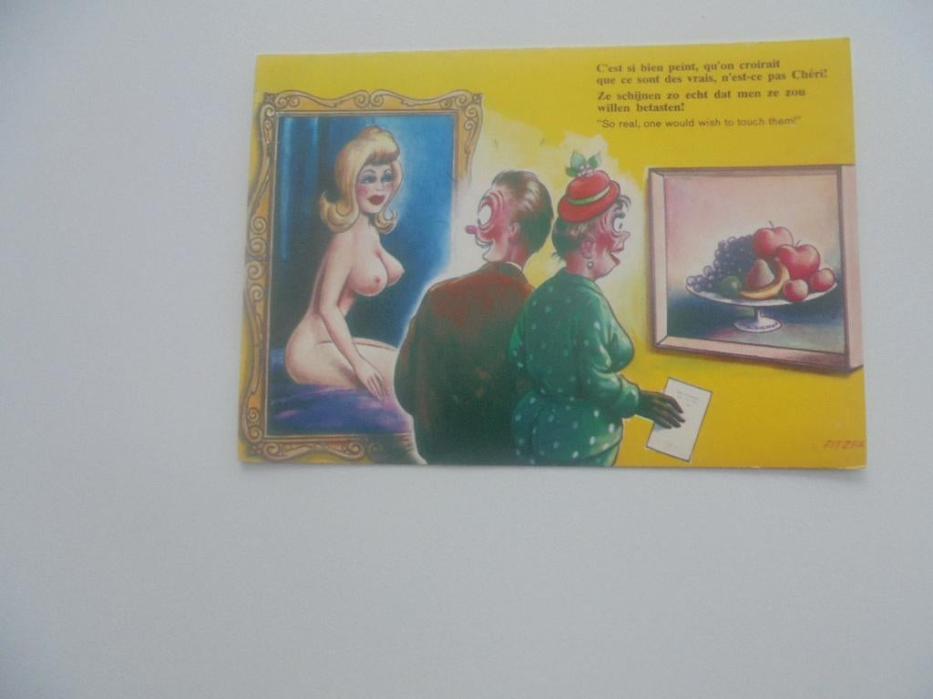 sexy fantasie postkaart, Verzenden, 1980 tot heden, Ongelopen, Overige thema's