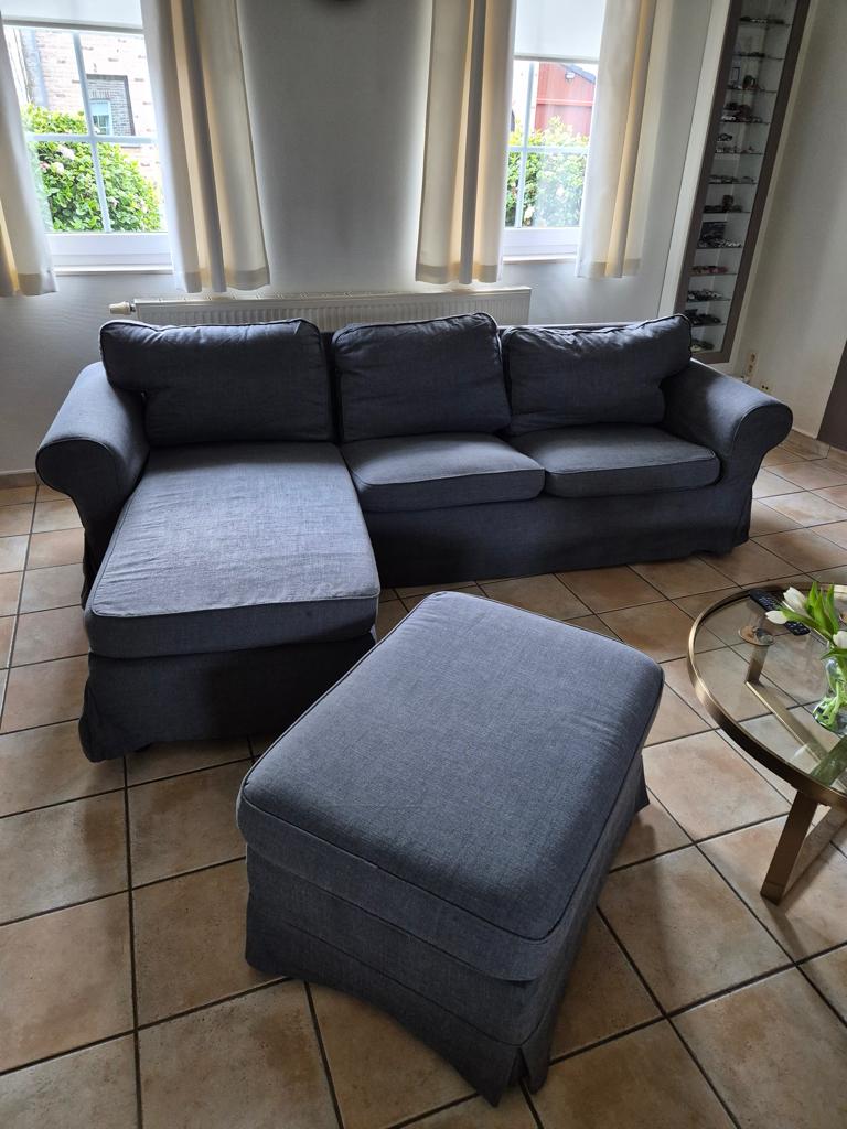 Canapé avec méridienne, Moins de 150 cm, Banc droit, Comme neuf, Enlèvement